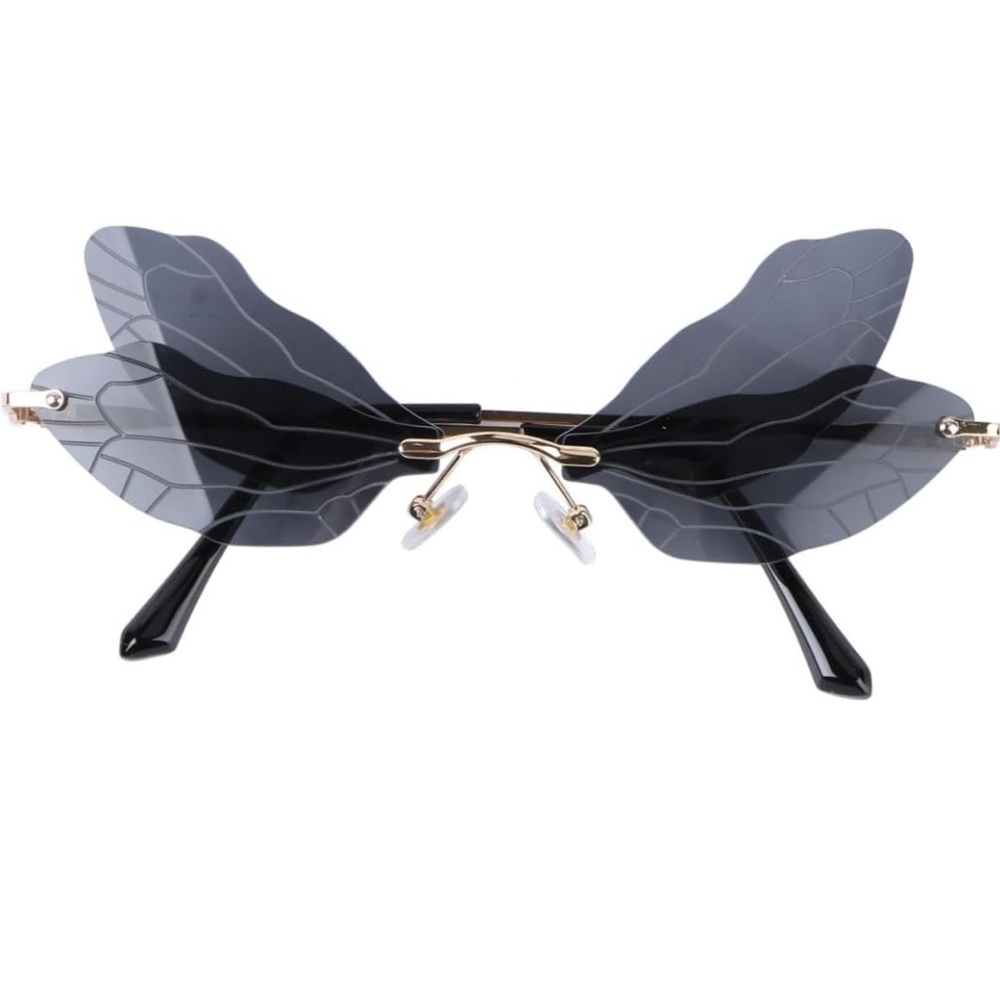 New Rimless Dragonfly Wing Sunglasses - Picture 7 of 8